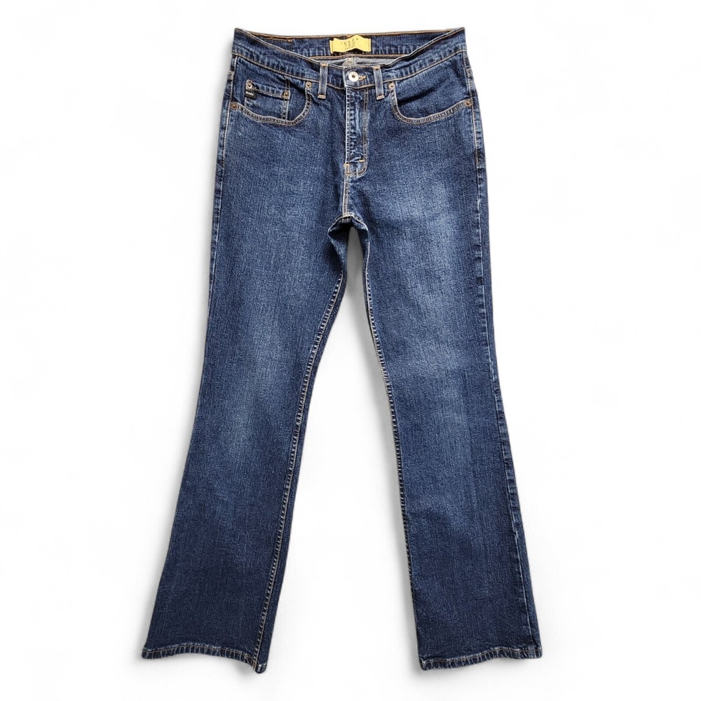 Vintage Ikeda 700 Series Bootcut Jeans Womens 30 (Fits as 28) Blue‎ Y2K Denim